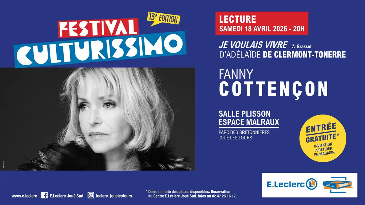Festival Culturissimo - Lecture de Fanny Cottençon 