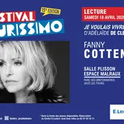 Festival Culturissimo - Lecture de Fanny Cottençon 