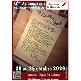 XI° Automnale de la calligraphie gothique médiévale - Les plumes de Ribeauvillé