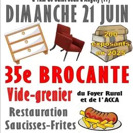 35ème Brocante du Foyer-Rural et de l'Acca