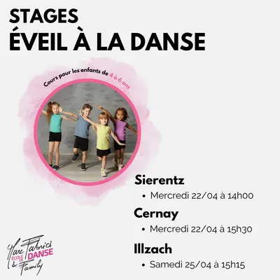 Stages d’Éveil à la Danse (4-6 ans)