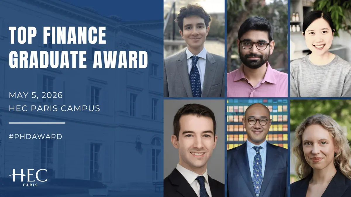 Prix ​​du meilleur diplômé en finance 2026 à HEC Paris