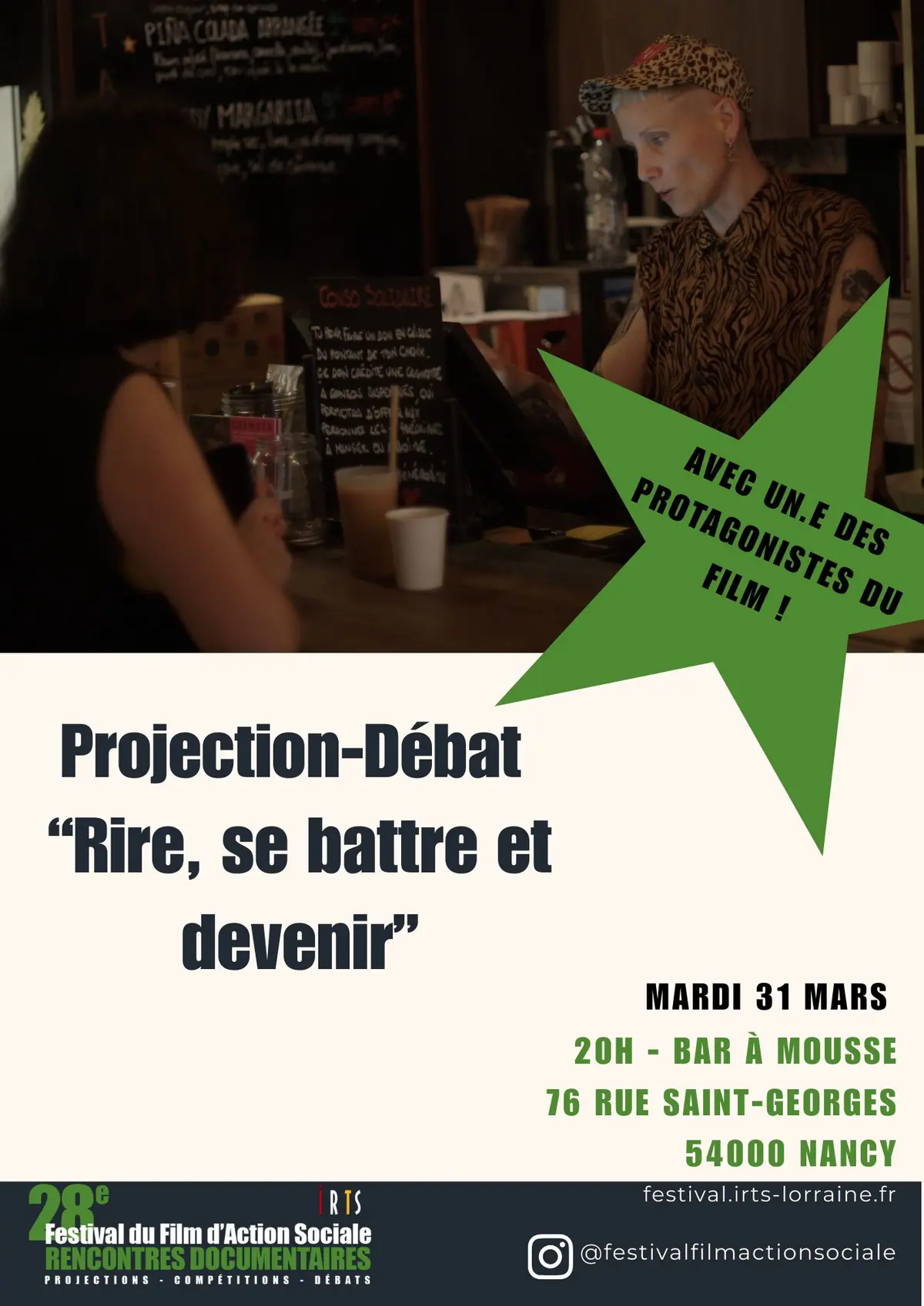 Projection - Débat - Rire, se battre et devenir
