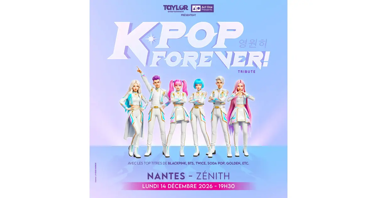 Concert Concert | K-Pop Forever à Nantes 2026 - Zénith Saint