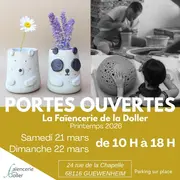 Portes ouvertes de printemps à la Faïencerie de la Doller