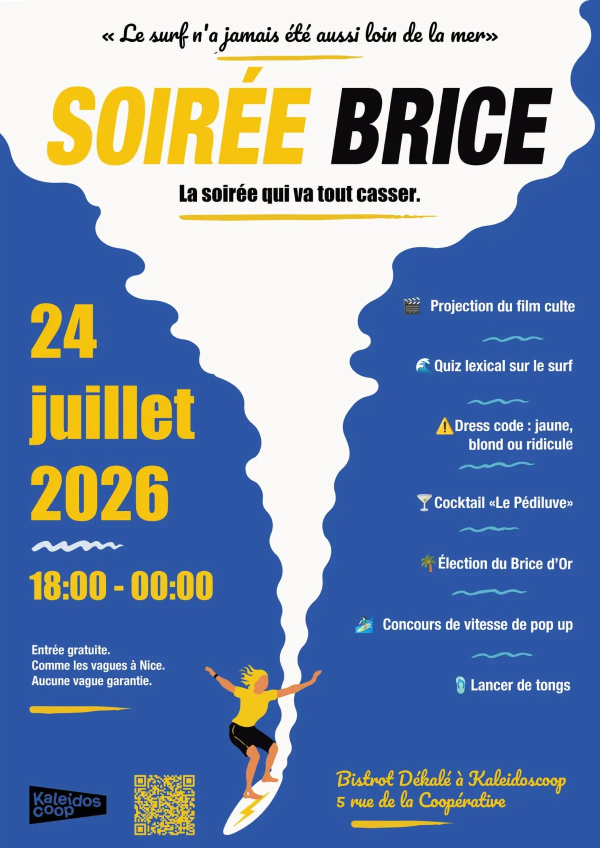 Soirée Brice de Nice 