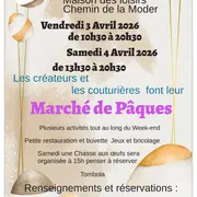 Marché des créateurs et Puces des couturières font leur  Marché de Pâques