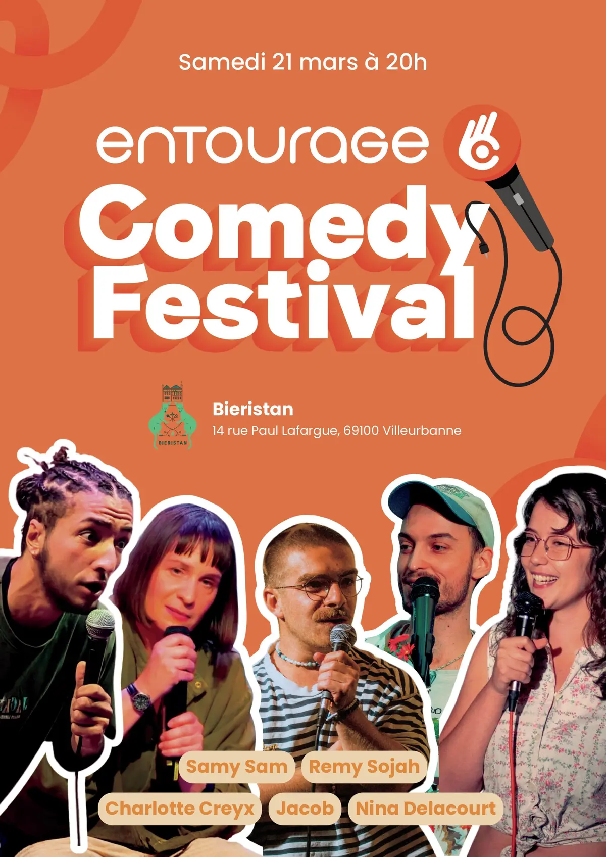Entourage Comedy Festival Lyon 