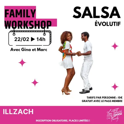 Family Workshop – Salsa (Niveau évolutif)