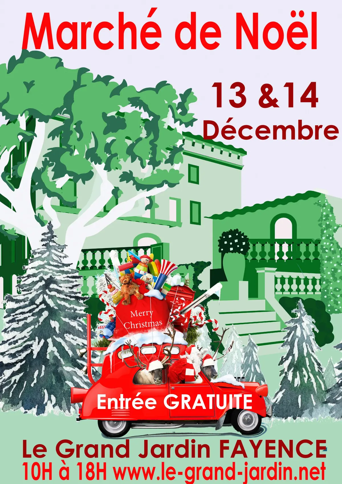 Marché de Noel du Grand Jardin