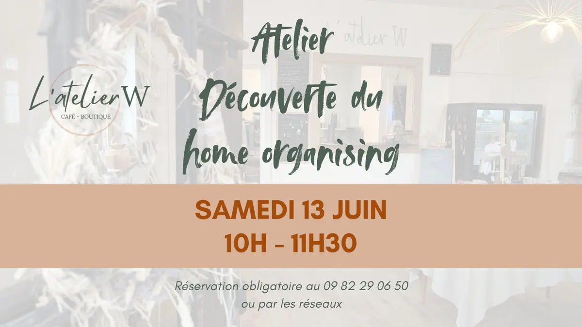 Atelier découverte du Home Organising 