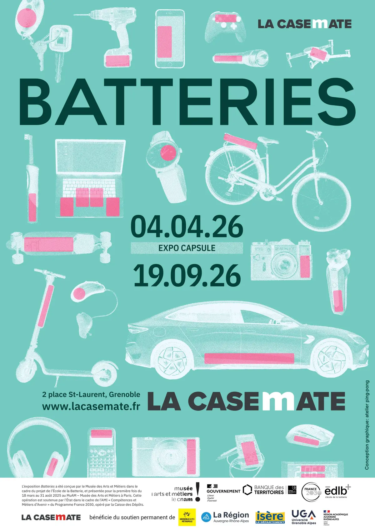 Batterie : la nouvelle expo de La Casemate !