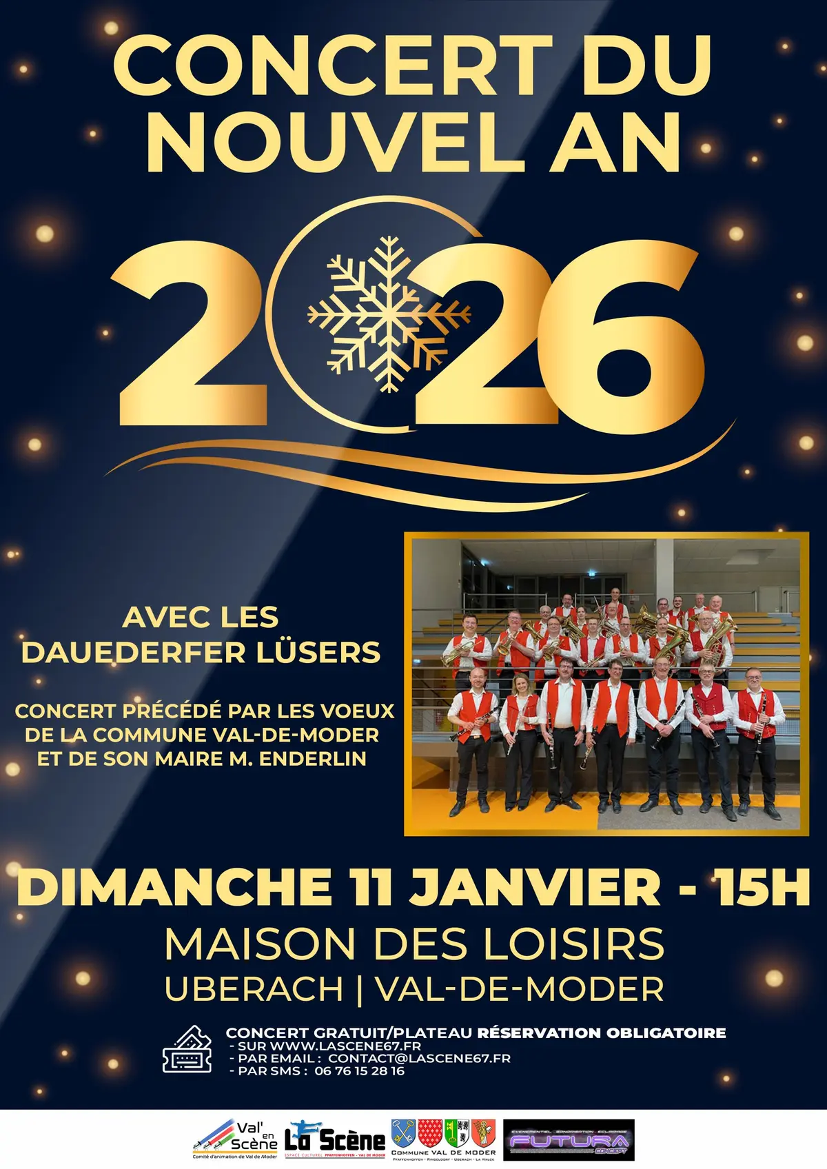 Concert du Nouvel An 2026 avec Les Dauendorfer Lüsers