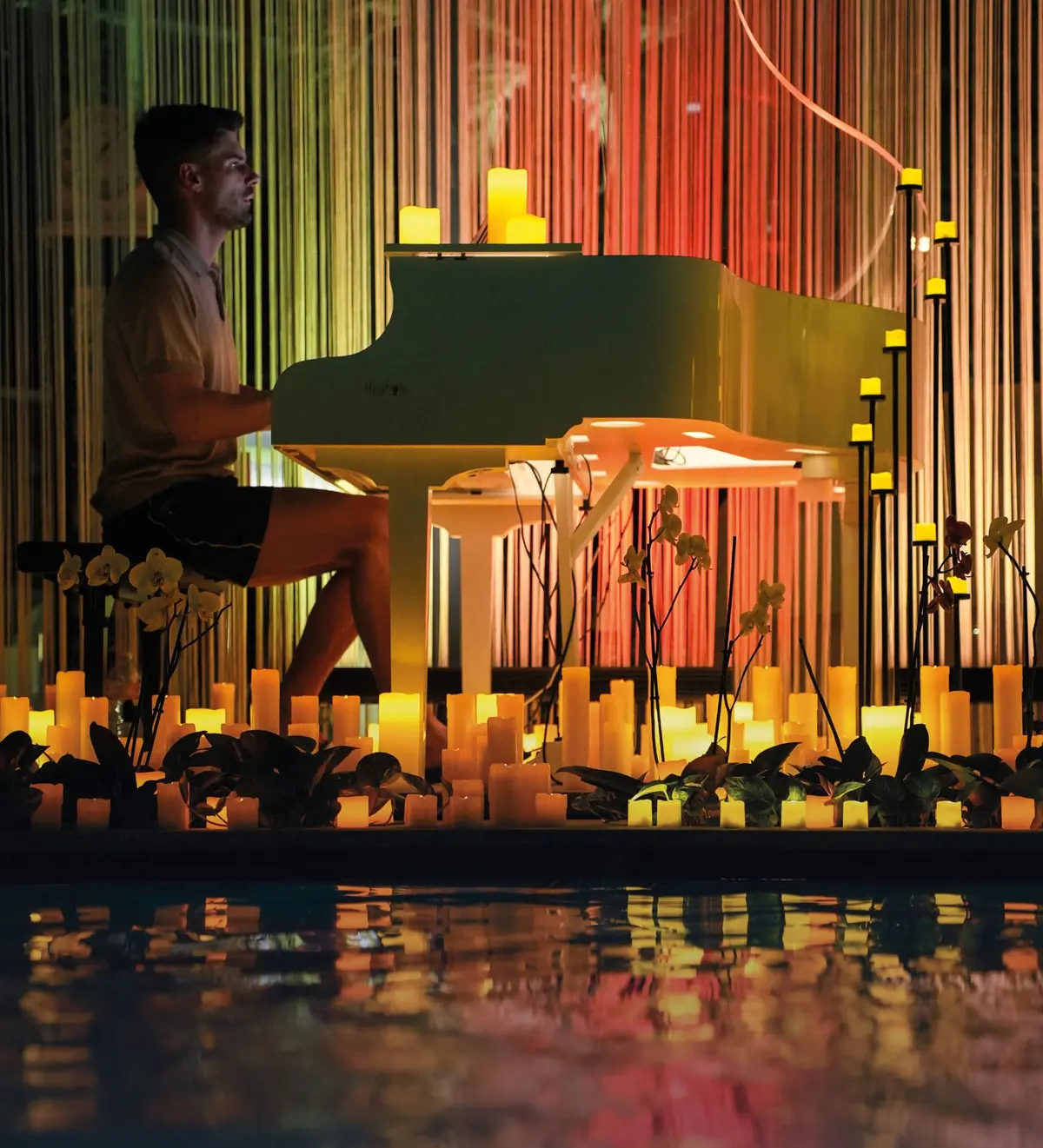 Concert aux chandelles au Badeparadies Schwarzwald