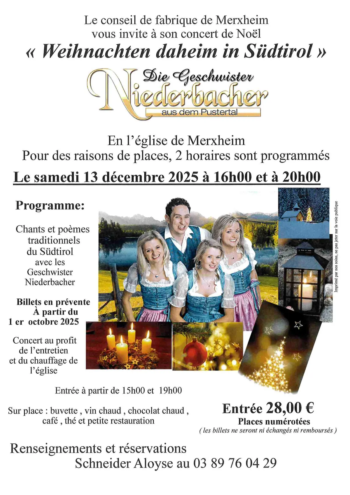concert de Noel tyrolien