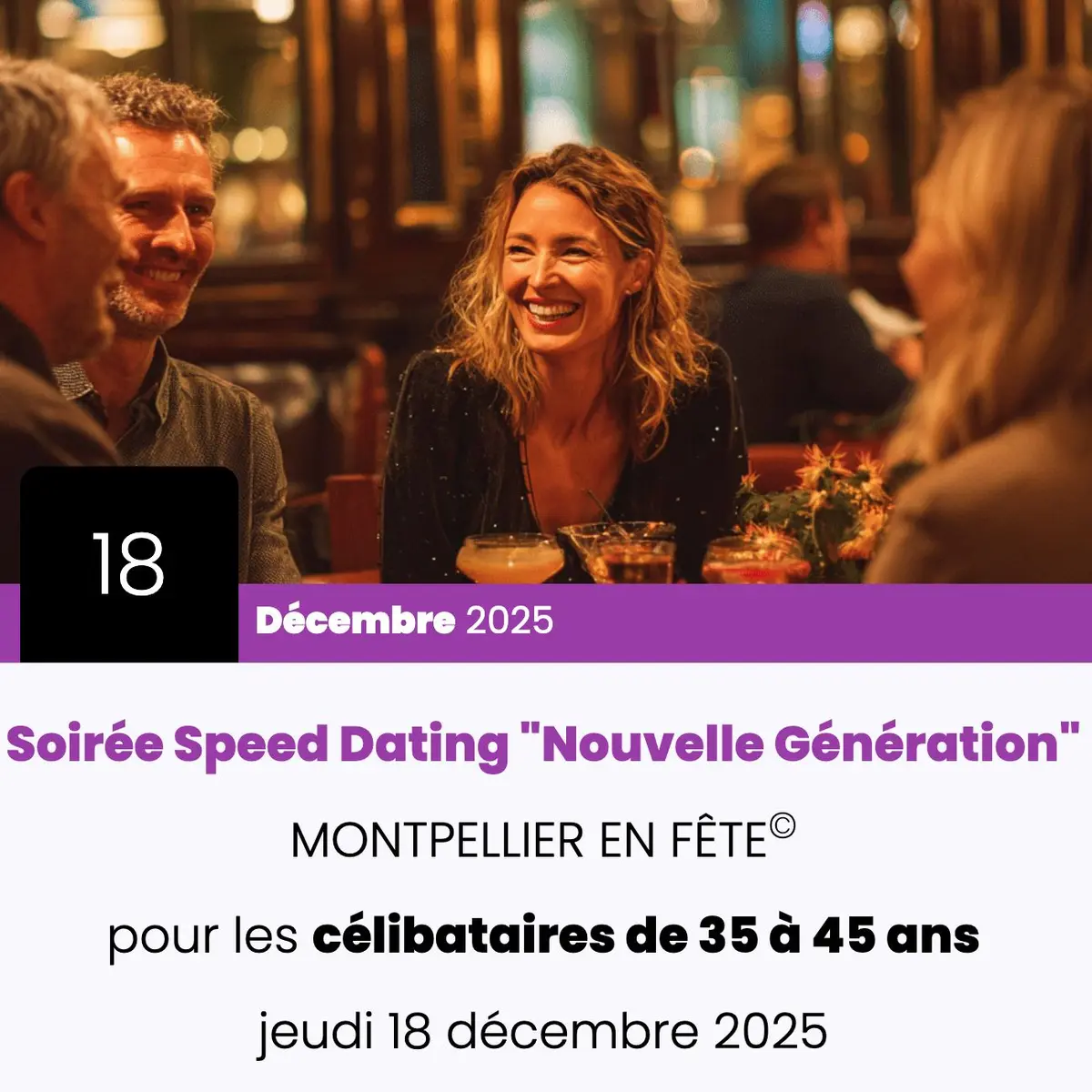 Speed dating 35-45 ans