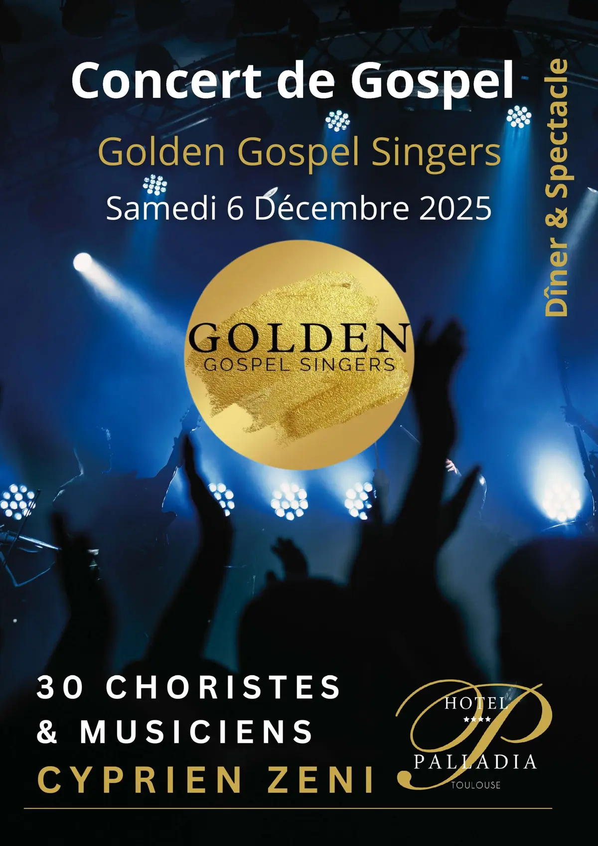 Concert des Golden Gospel Singers