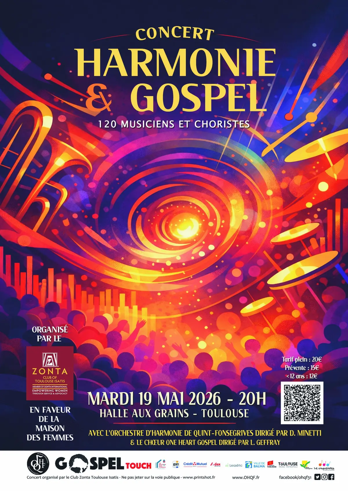 Concert caritatif Philarmonie et gospel