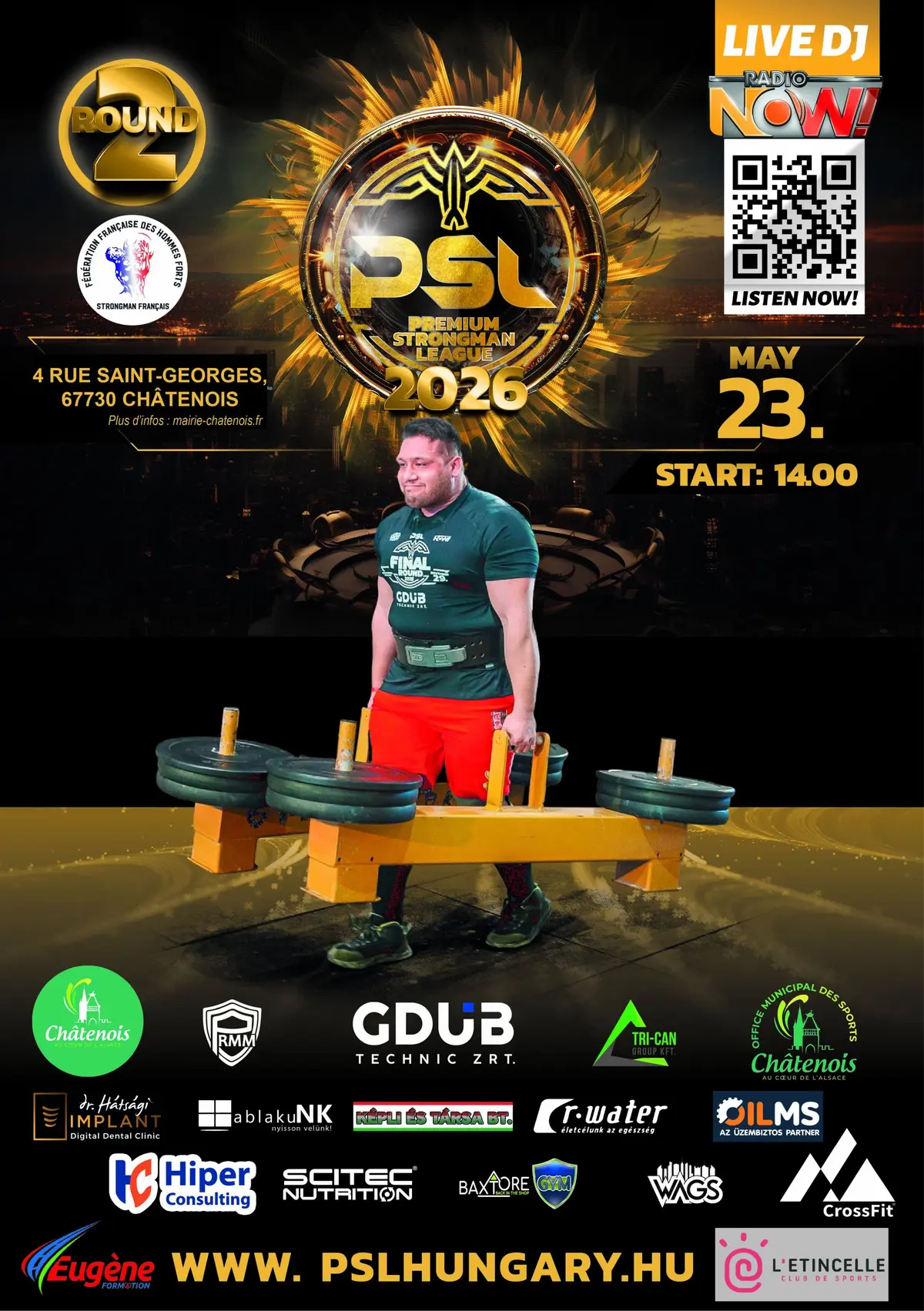 2ème Manche Européenne – Premium Strongman League