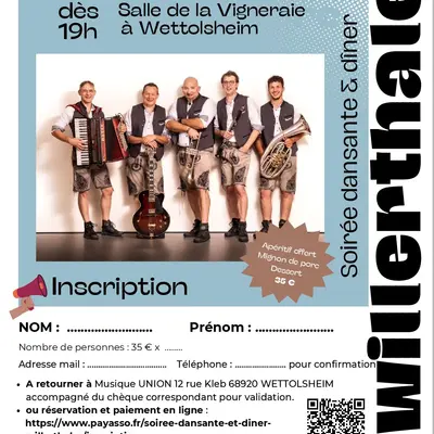 Soirée dansante et diner - Willerthaler