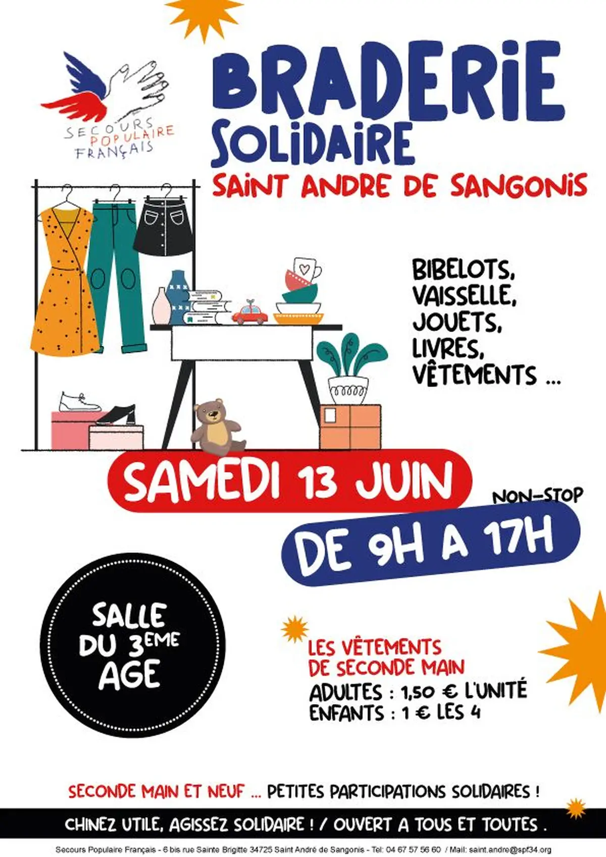 Braderie Solidaire du Secours Populaire