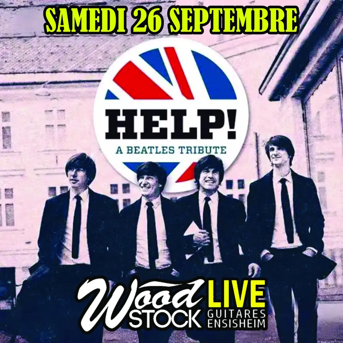 Help! A Beatles Tribute chez Wood Stock Guitares