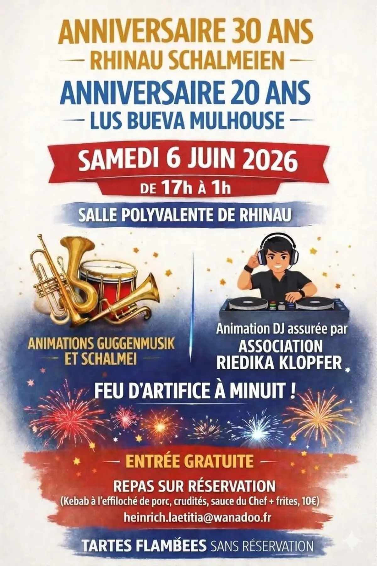 Anniversaire 30 Ans Rhinau Schalmeien 