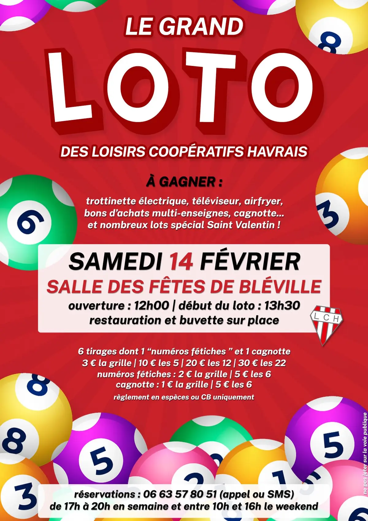 Grand Loto des Loisirs Coopératifs Havrais