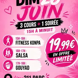 Cours salsa, konpa et fitness konpa 