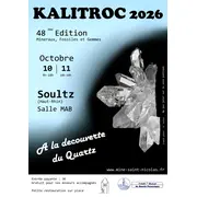 KALITROC-48ème salons des minéraux, fossiles et gemmes.