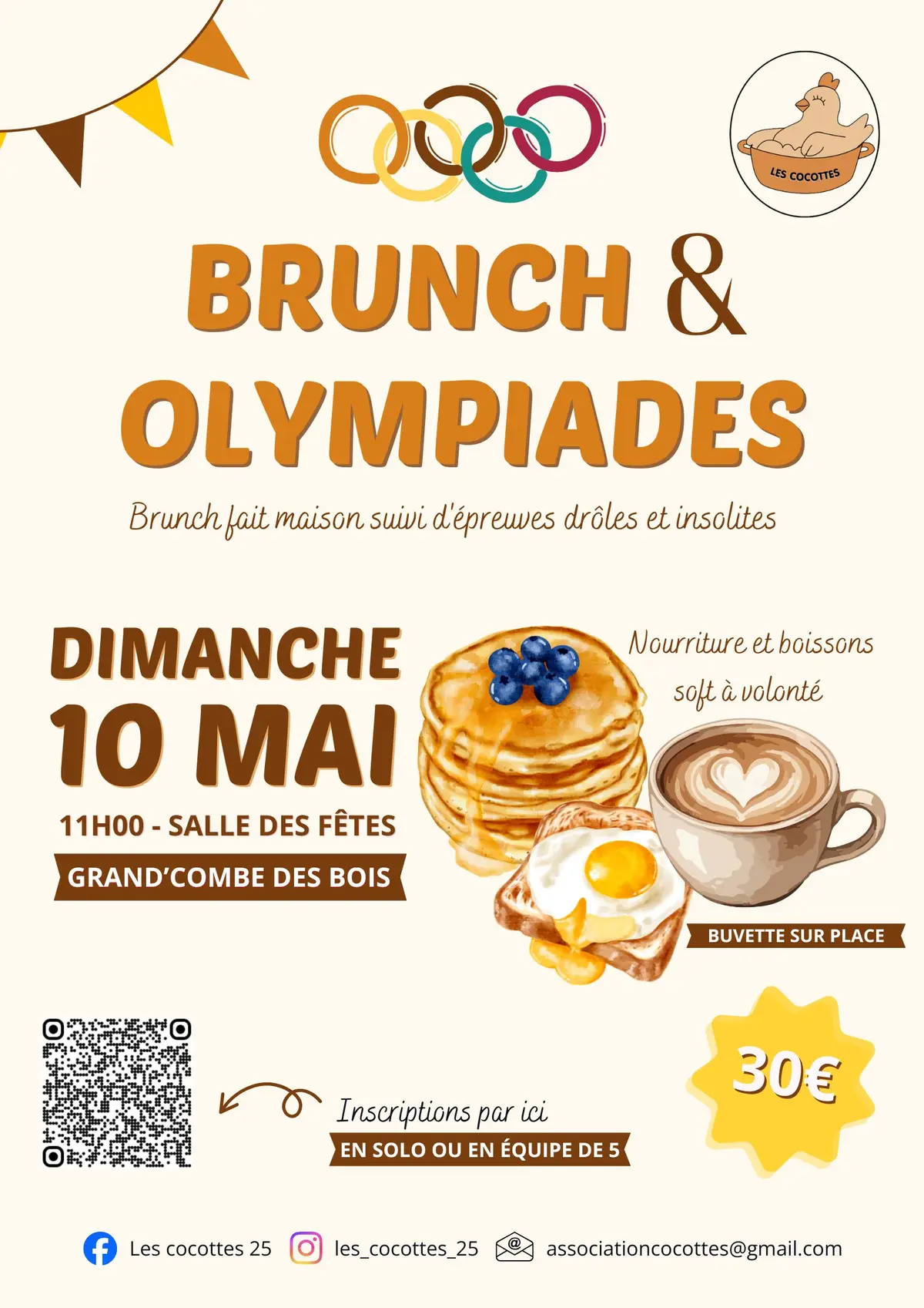 Brunch et Olympiades