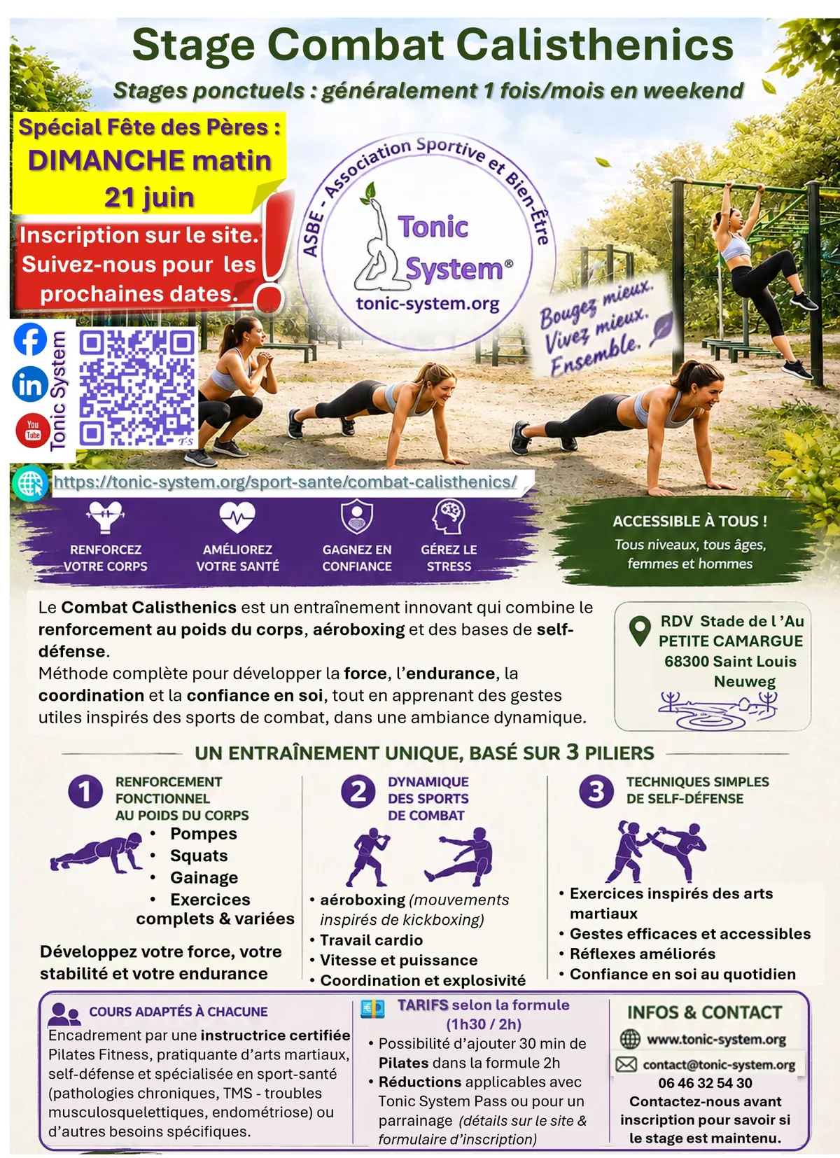 Stage Combat Calisthenics -  Spécial Fête des Pères