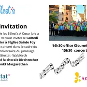 Concert pour le jumelage Sélestat  Waldkirch 