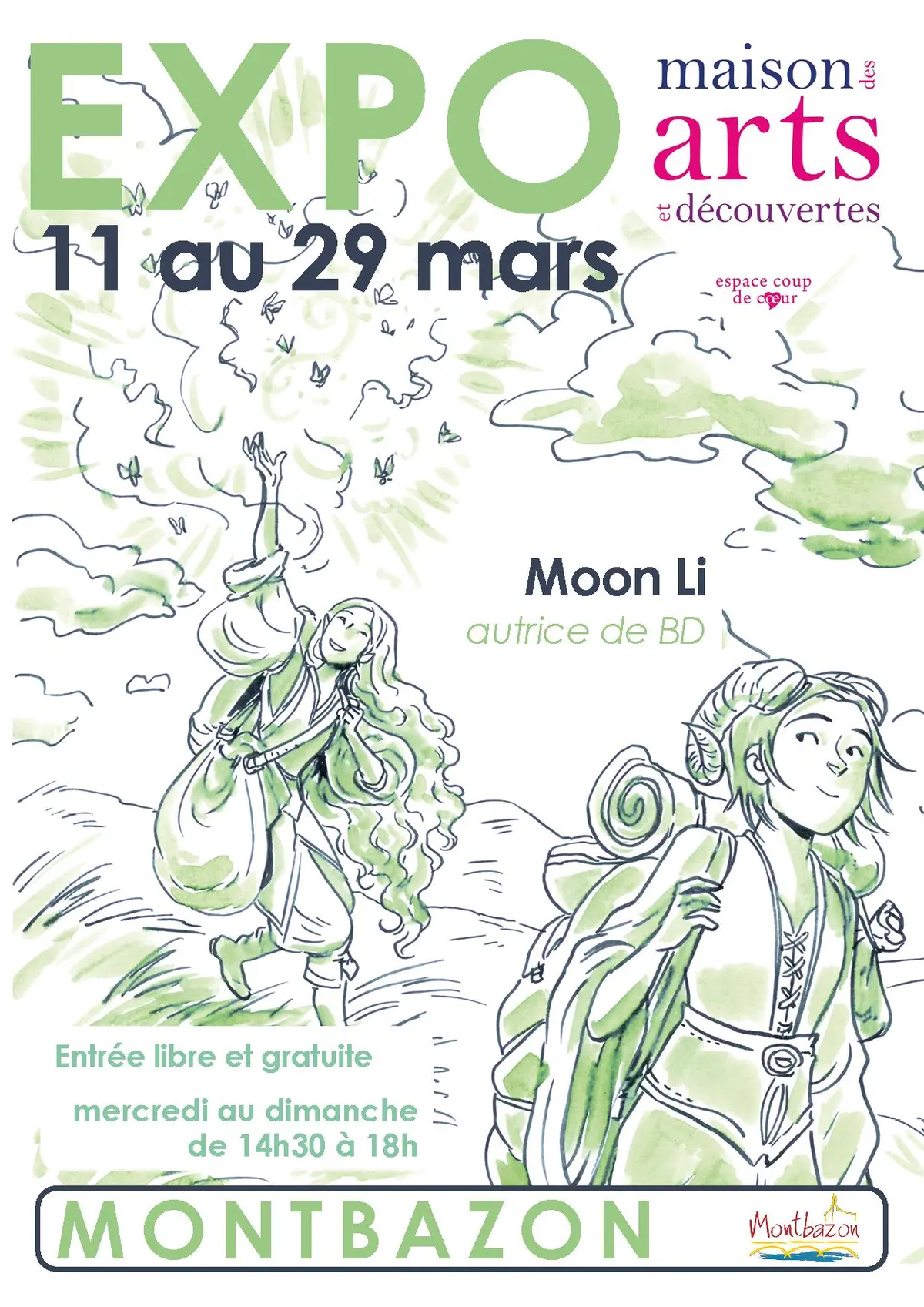 Exposition de l'autrice et illustratrice MOON LI