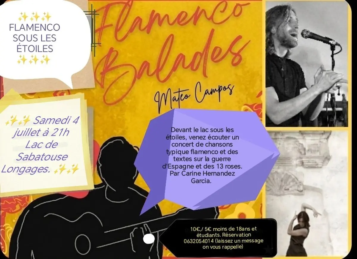 Soirée flamenco sous les étoiles 