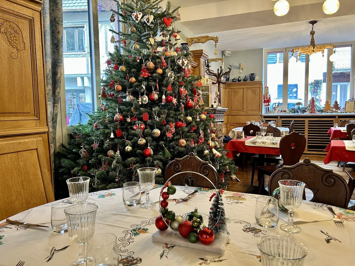 Stuwa de Noël à l'Hostellerie Alsacienne de Masevaux