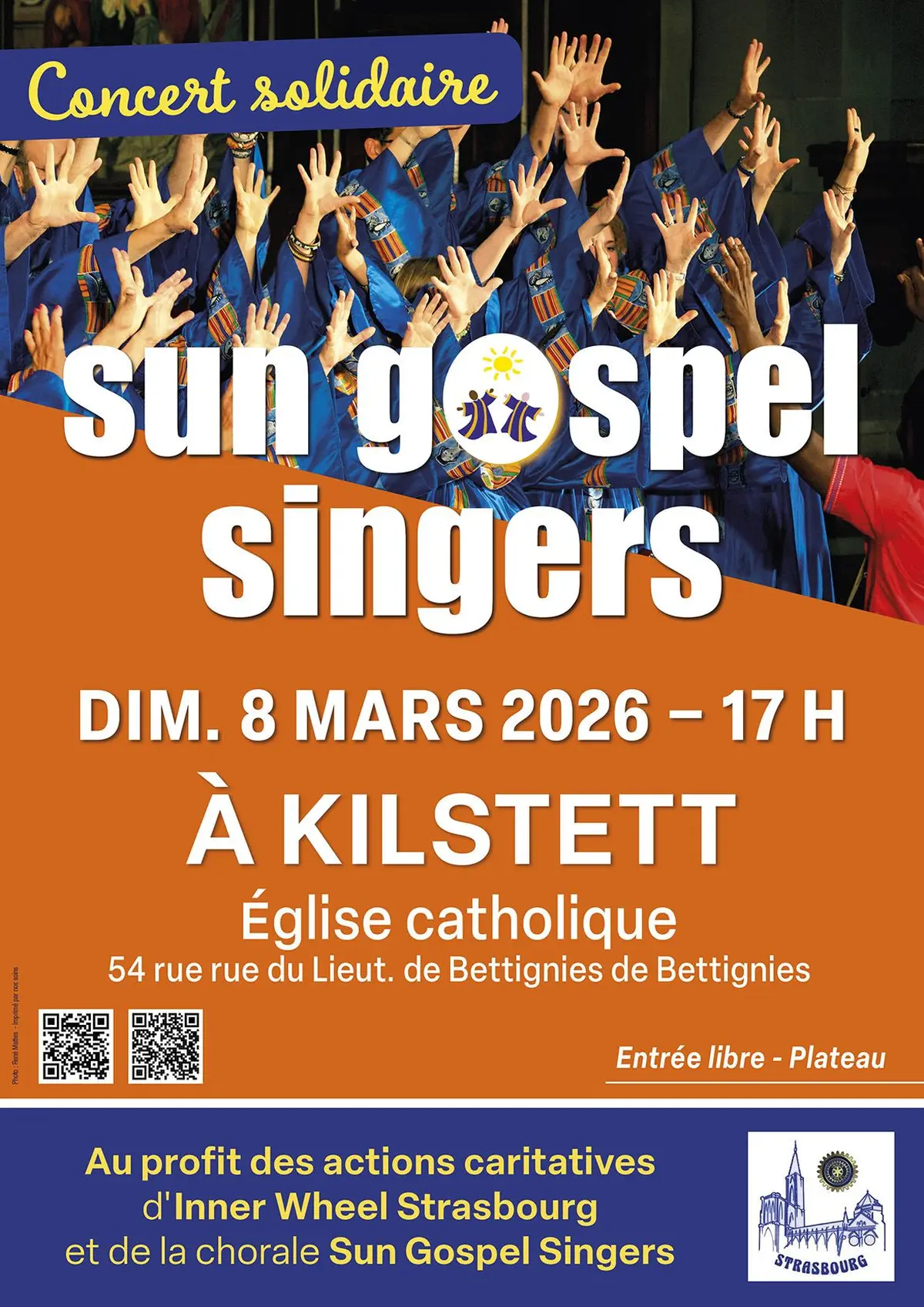 Concert des Sun Gospel Singers à Kilstett