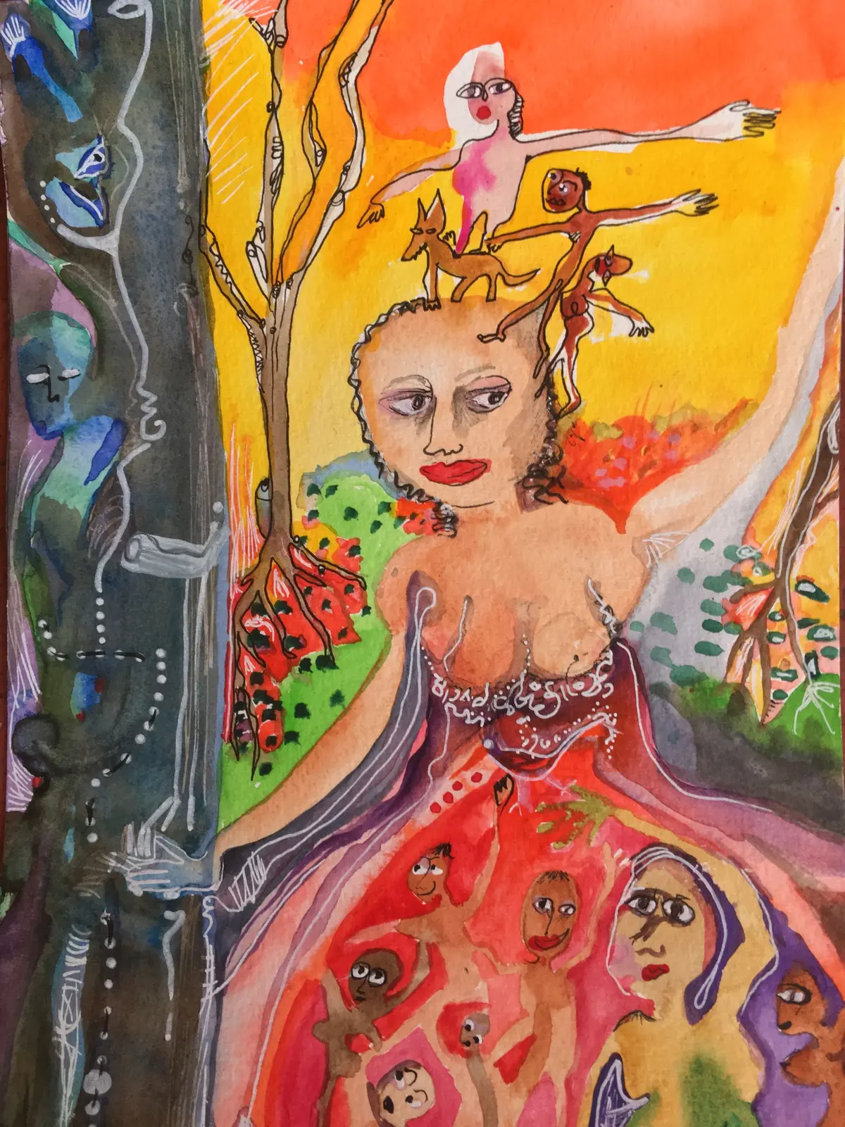 Petites aquarelles batifolantes de Marion Bouvarel - Vernissage 4 février 18h30