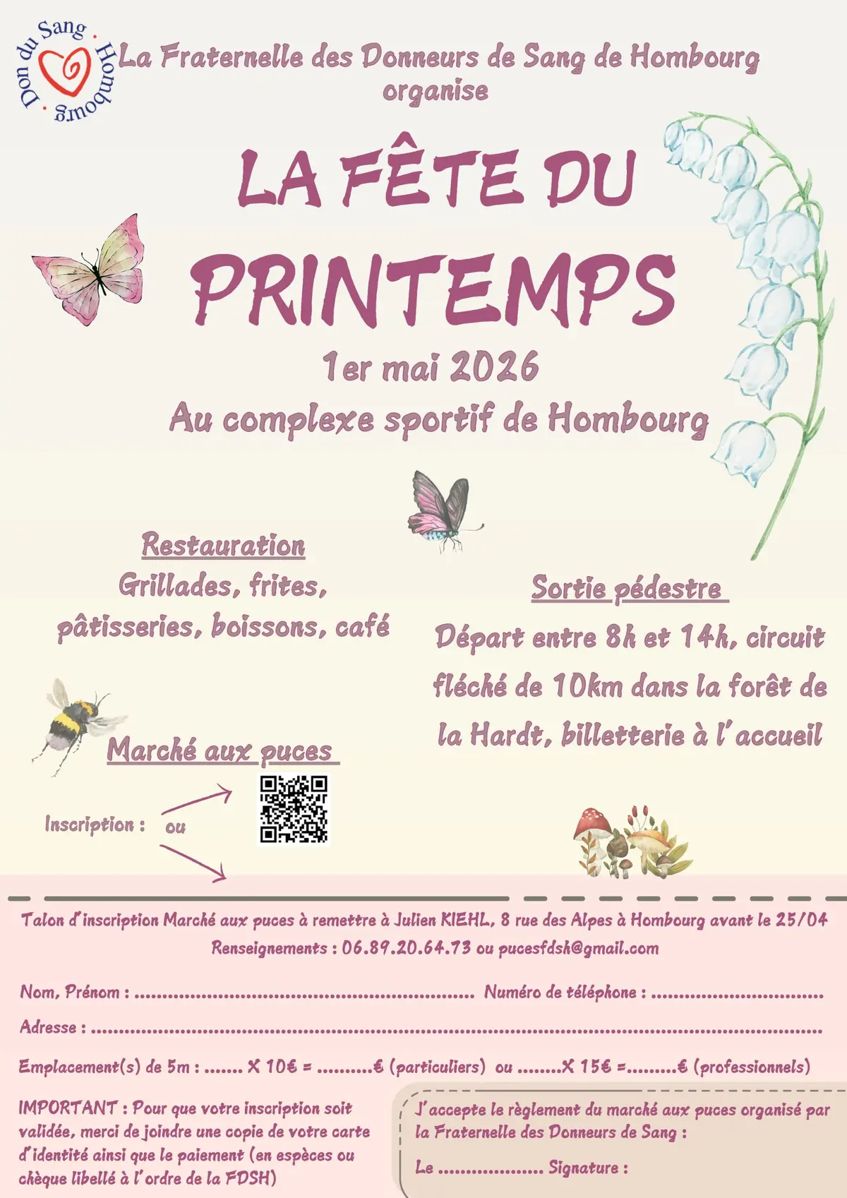 Marché aux puces de la fête du Printemps