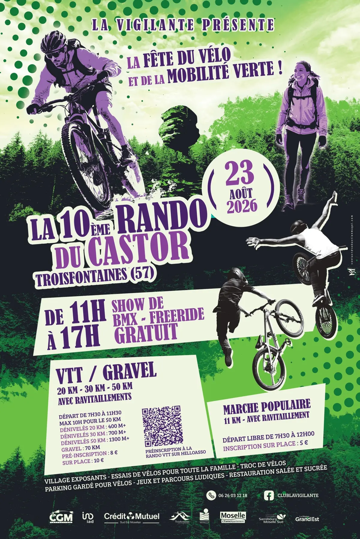 Rando du Castor et fête du vélo et de la mobilité verte