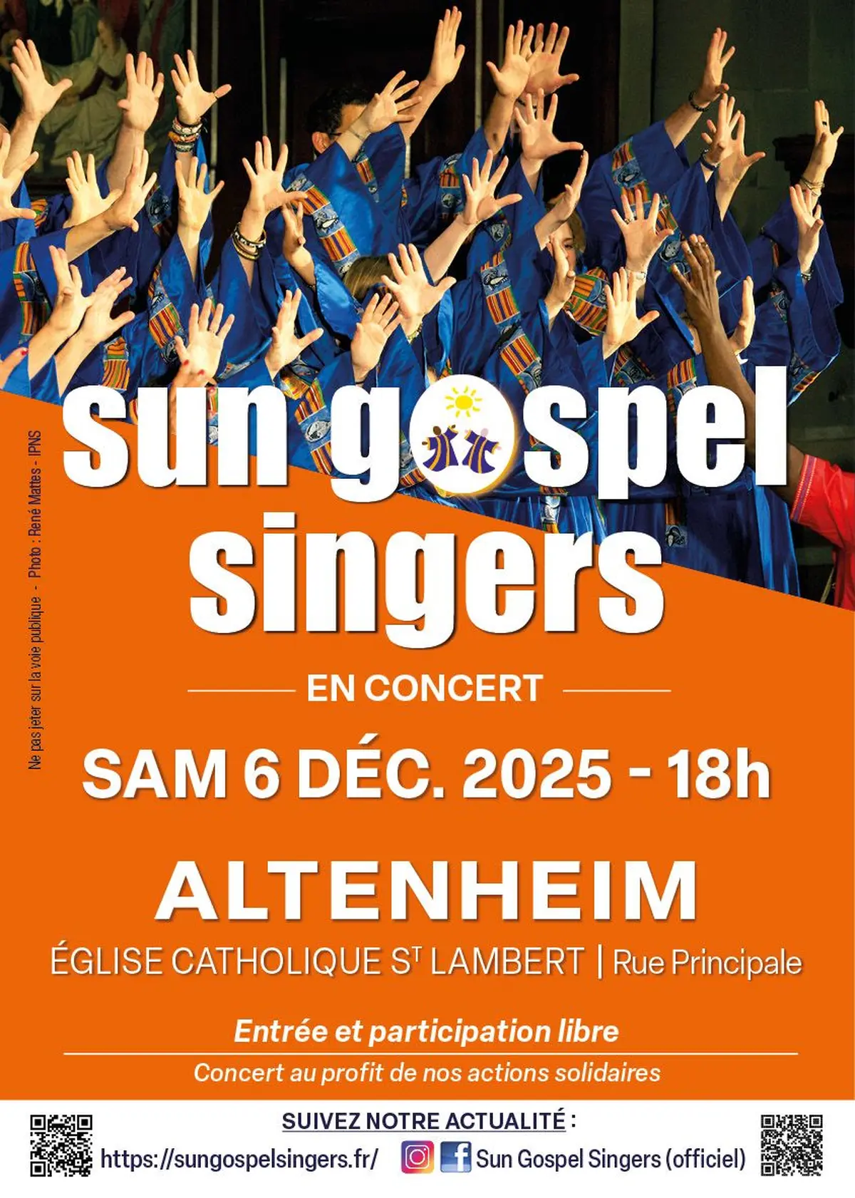 Concert des Sun Gospel Singers à Altenheim