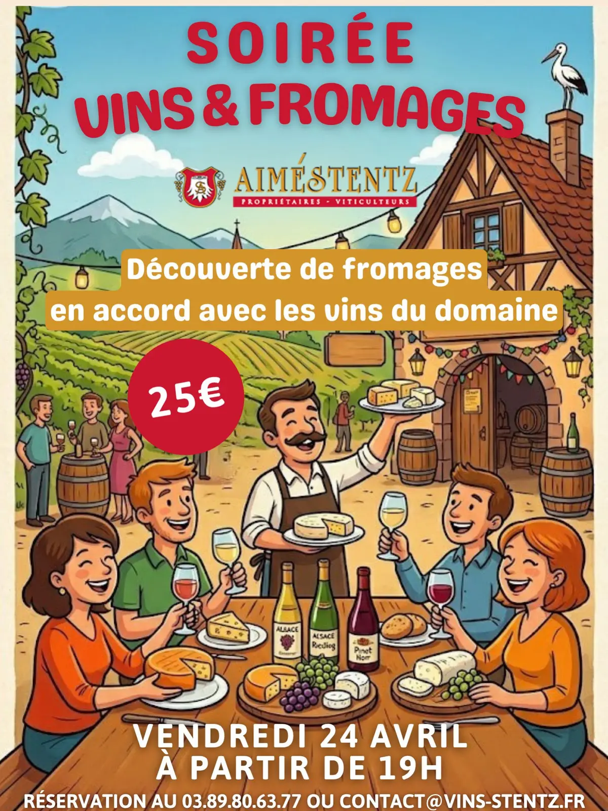 Soirée vins & fromages 