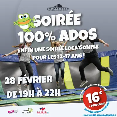 Soirée Ados Loca'gonfle le 28/02