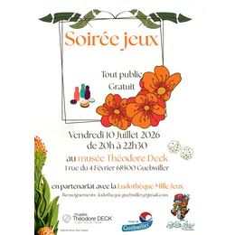 Soirée jeux au musée
