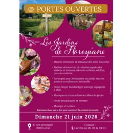 Journée de l'été aux Jardin de Floreiyane