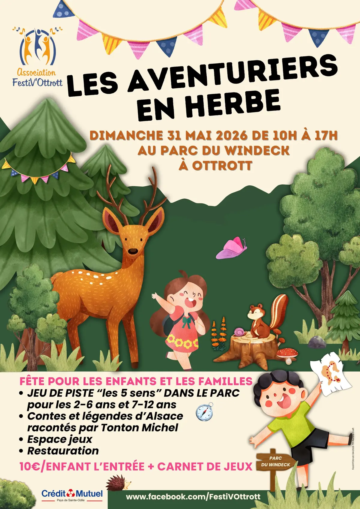 Les aventuriers en herbe au Parc du Windeck