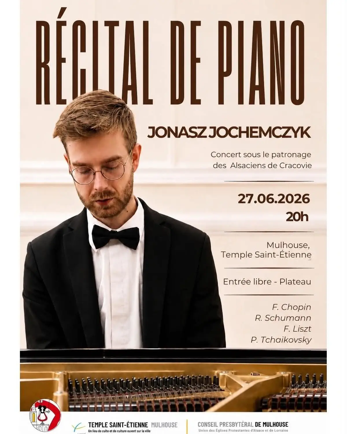 Concert - Par Jonasz Jochemczyk - Récital de piano 