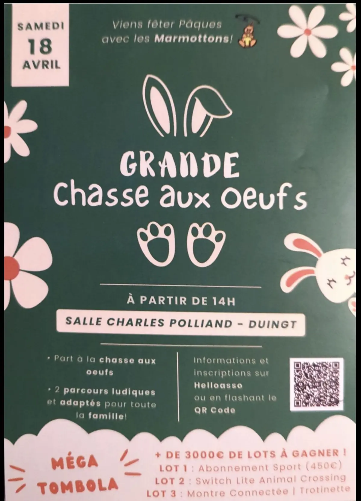 Viens fêter Pâques avec les Marmottons 