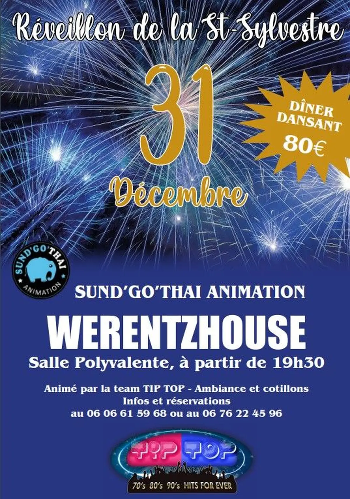 Réveillon Saint- Sylvestre 2025-2026