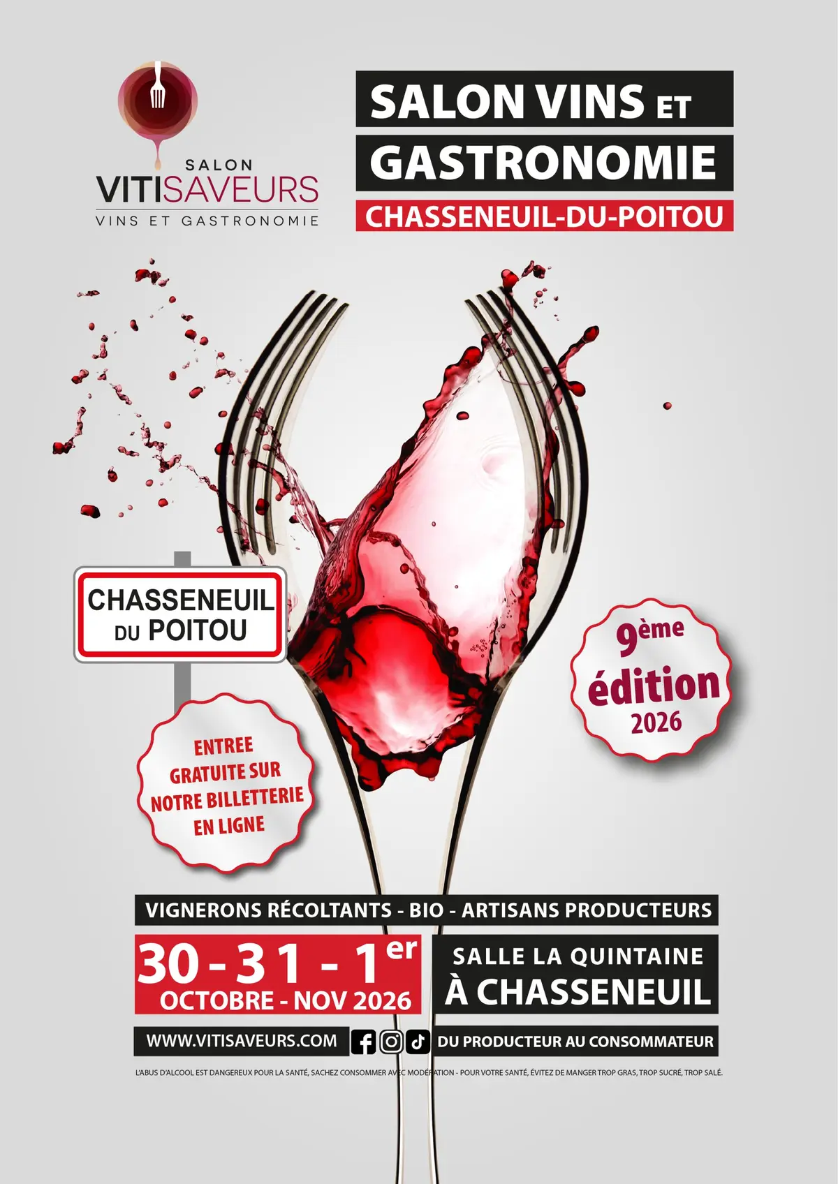 Salon Vitisaveurs à Chasseneuil du Poitou : Vins & Gastronomie 